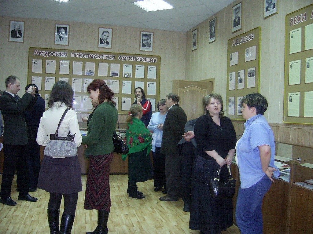 Первая экскурсия в день открытия литературно-краеведческого музея им. А.В. Лосева 02.03.2007
